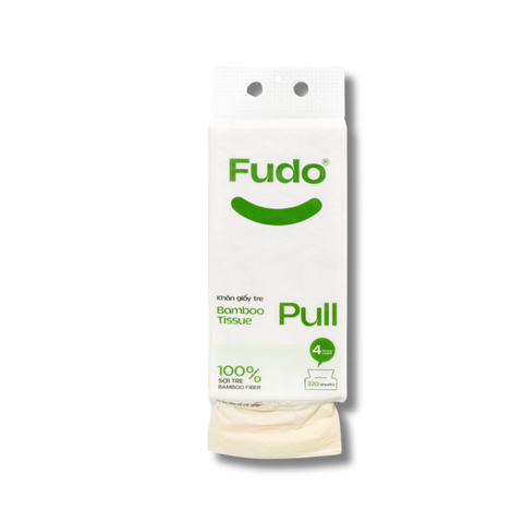  Khăn giấy rút sợi tre Fudo (320 tờ) 