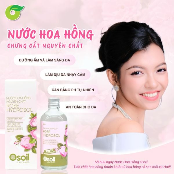  Nước hoa hồng 100ml Osoil 