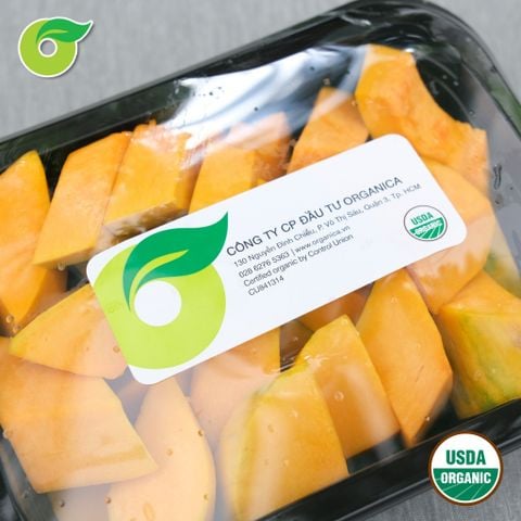  Bí đỏ hữu cơ cắt khối Okitchen 500gr 