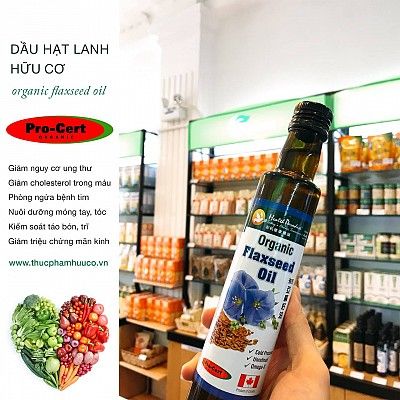  Dầu hạt lanh hữu cơ Health Paradise 250ml 