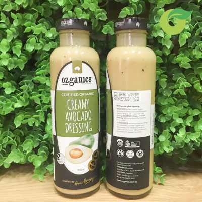  Nước xốt salad hữu cơ kem bơ Ozganics 250ml 