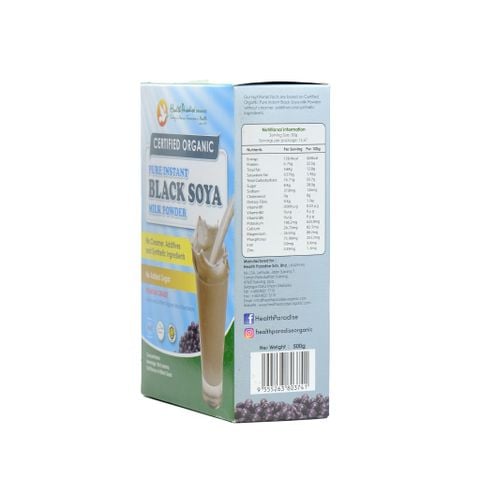  Bột đậu nành đen hữu cơ Health Paradise 500gr 