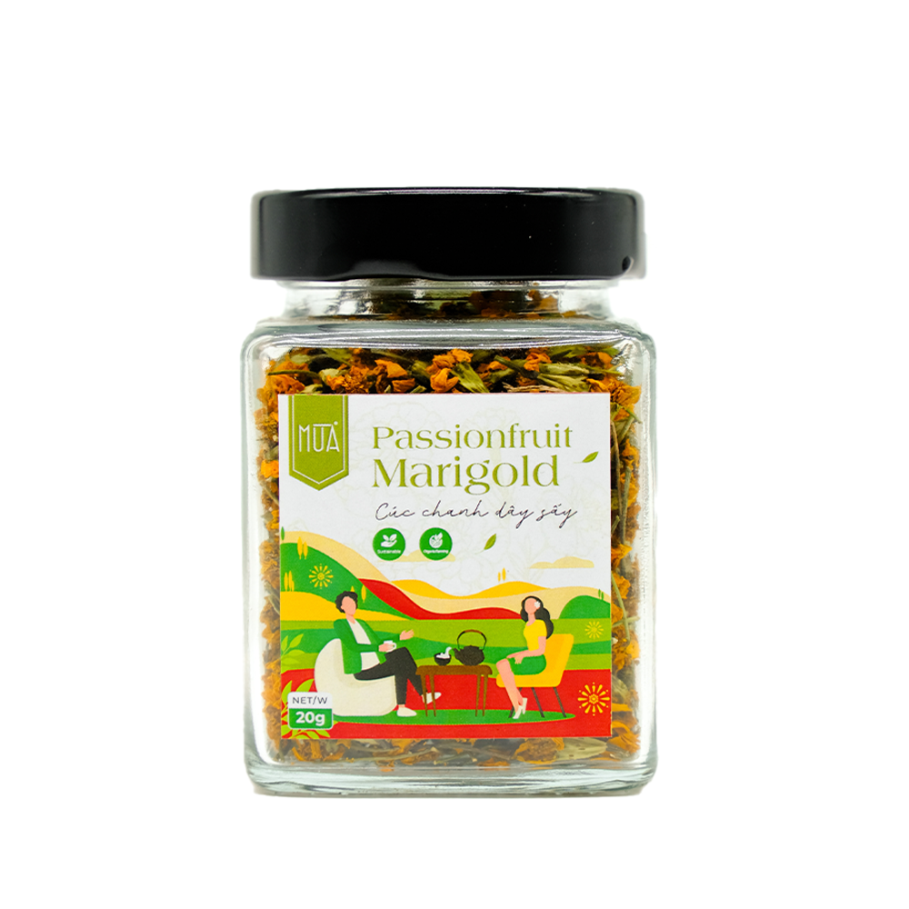 Hoa Cúc chanh dây sấy Mùa 20g – Organica