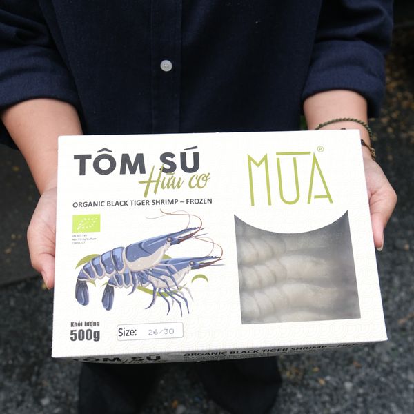  Tôm sú hữu cơ 26/30 Mùa 500gr 