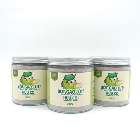  Bột gạo lứt hữu cơ Mùa 300gr 