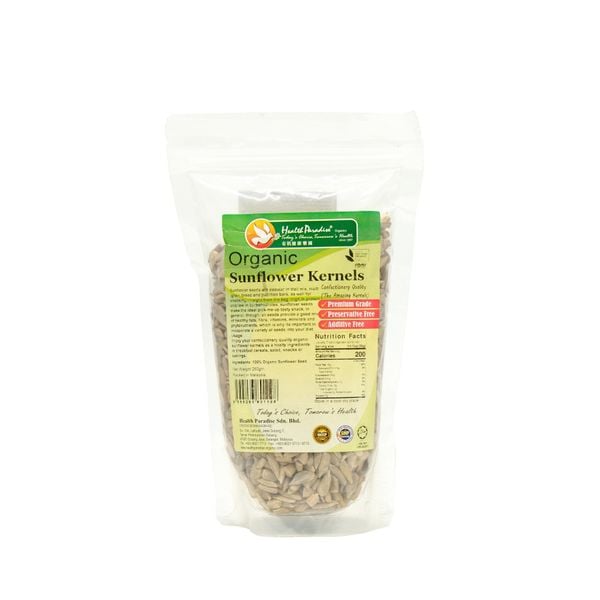 Hạt hướng dương hữu cơ Health Paradise 250gr