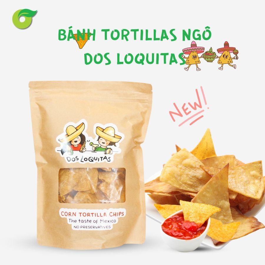  Bánh Tortillas Ngô Dos Loquitas 190gr 