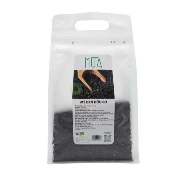  Mè đen hữu cơ Mùa 200gr 