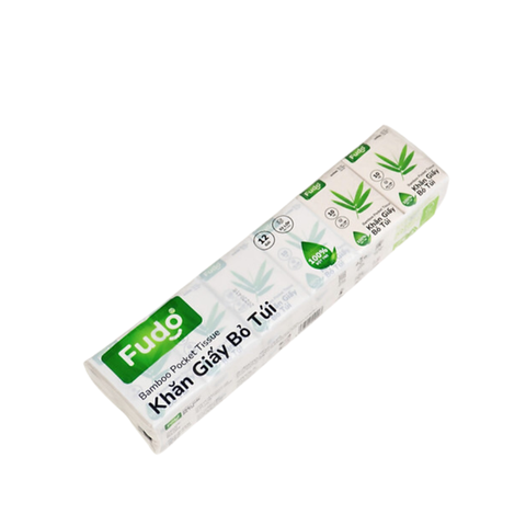  Khăn giấy bỏ túi sợi tre Fudo (12 gói) 