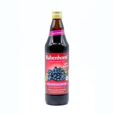 Nước ép việt quất hữu cơ Rabenhorst 750ml 