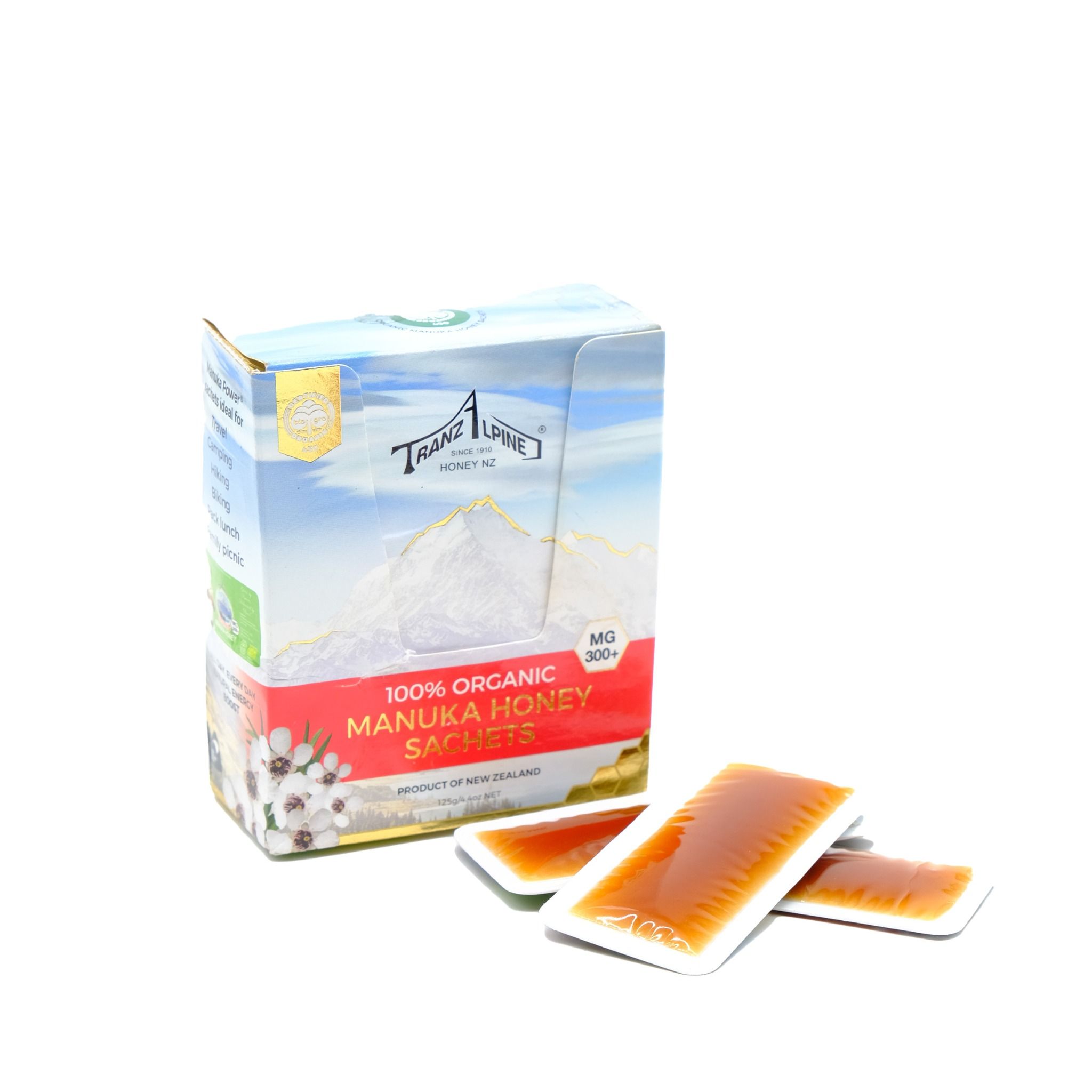  Tép mật ong Manuka hữu cơ TranzAlpine MG300+ (125g) 