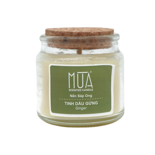  Nến sáp ong tinh dầu gừng Mùa 85gr 