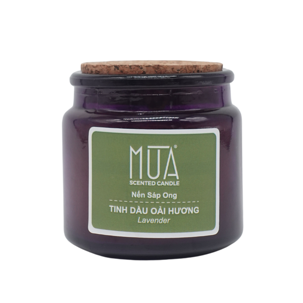  Nến sáp ong tinh dầu lavender Mùa 85gr 