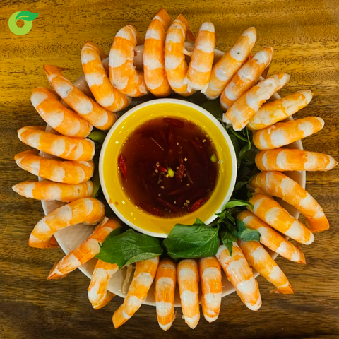  Tôm thẻ sinh thái hấp Mùa 500gr 