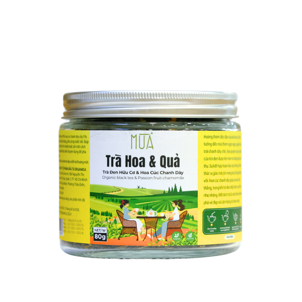  Trà đen hoa và quả Mùa 80gr 