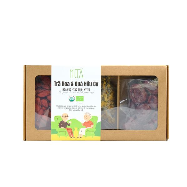 Trà hoa và quả hữu cơ Mùa 120gr