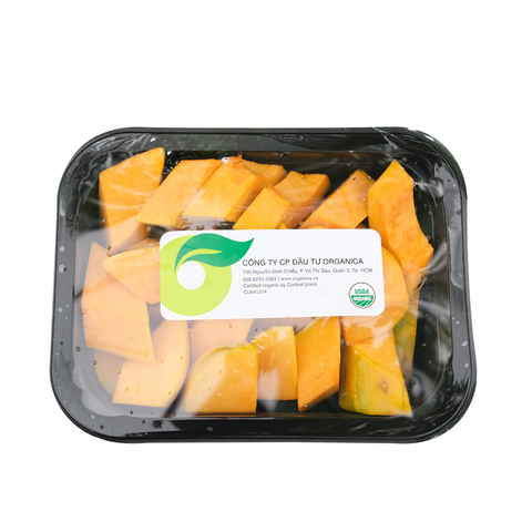  Bí đỏ hữu cơ cắt khối Okitchen 500gr 