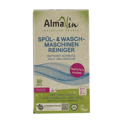  Bột Vệ Sinh Máy Rửa Bát & Máy Giặt Almawin Hữu Cơ 200gr 