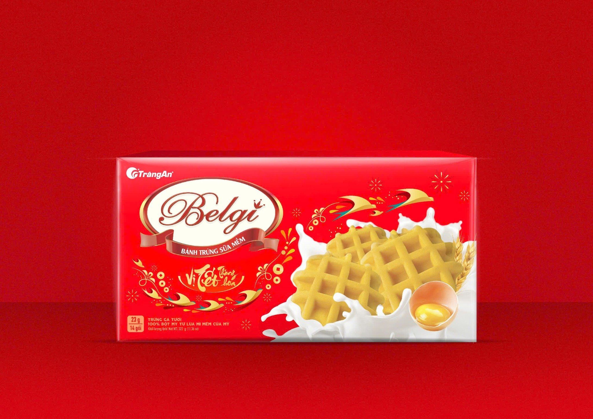  BÁNH TRỨNG SỮA MỀM BELGI 322G (PHIÊN BẢN GIỚI HẠN) 