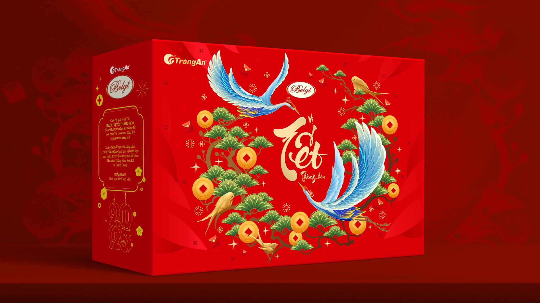  HỘP QUÀ TẾT BELGI VỊ TẾT THĂNG HOA 716G 