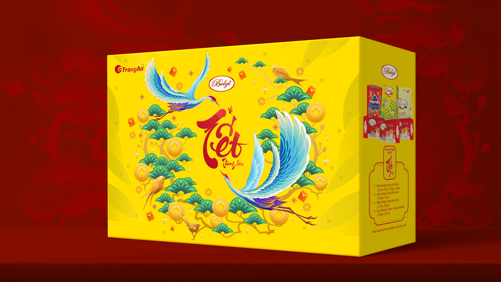  HỘP QUÀ TẾT BELGI VỊ TẾT THĂNG HOA 716G 
