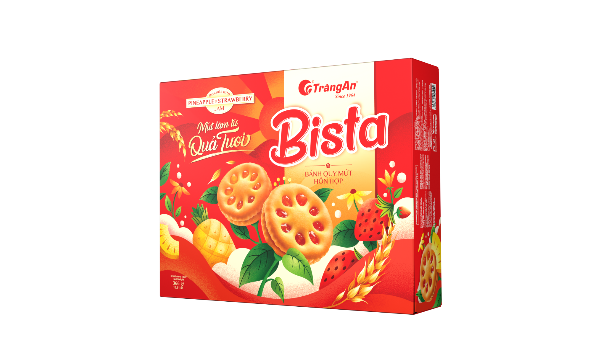  Bista Biscuits With Fruit Jam 366g (New Edition) 