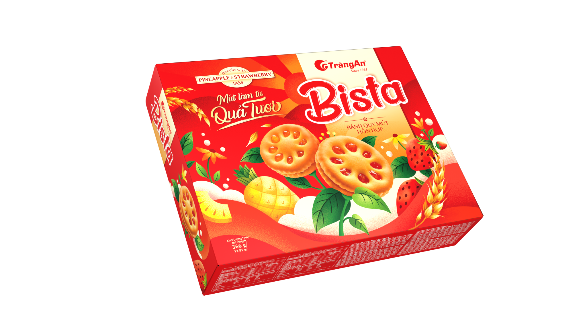  Bista Biscuits With Fruit Jam 366g (New Edition) 
