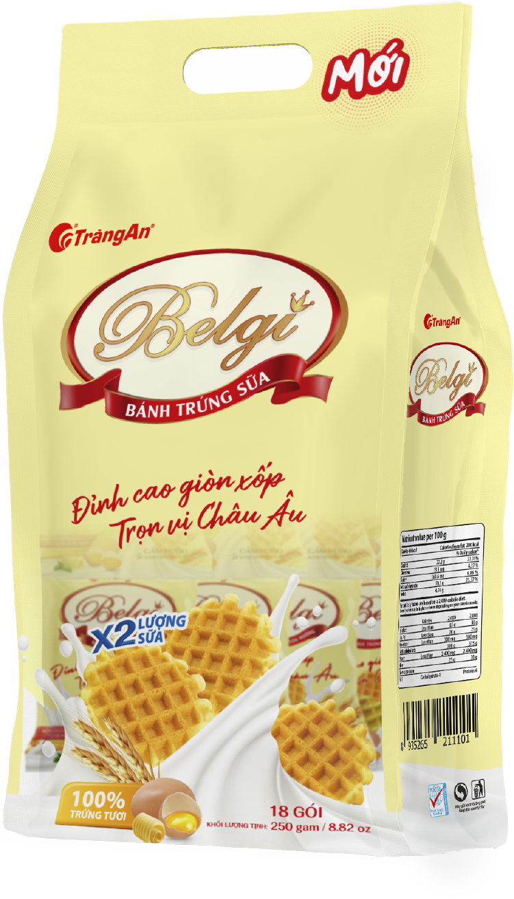  Belgi egg & milk waffles 250g 