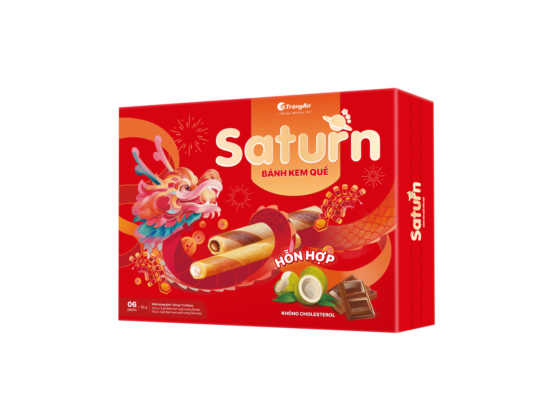  Saturn Waffle Rolls With Mixed Cream Filling 330g (Limited Edition) 