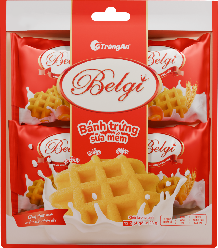  BÁNH BELGI TRỨNG SỮA MỀM 92G 