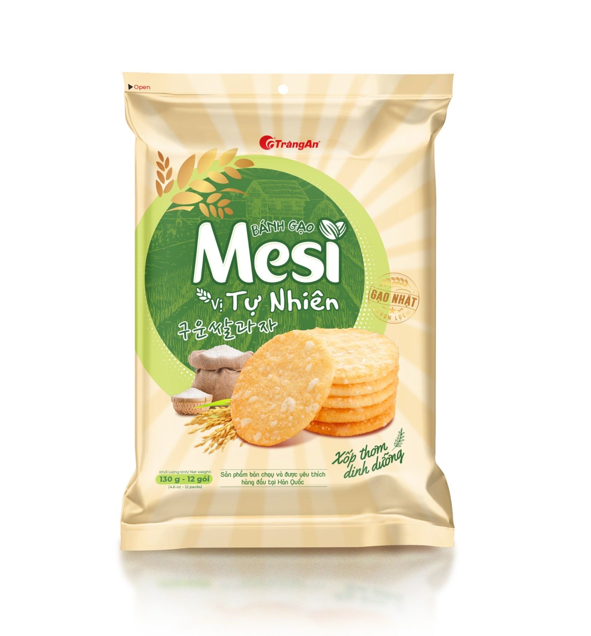  Bánh gạo Mesi vị tự nhiên 