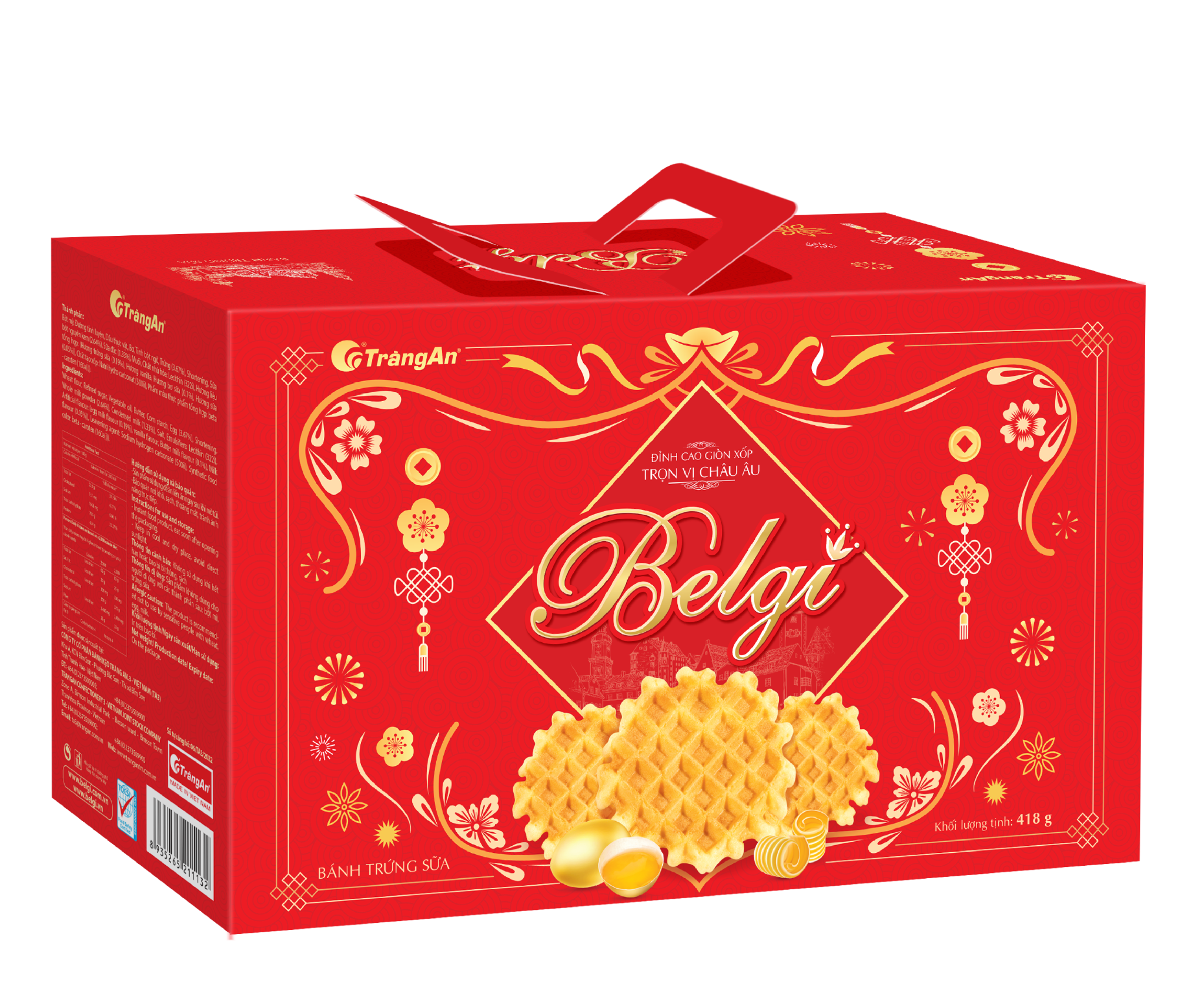  BÁNH BELGI TRỨNG SỮA 418G (PHIÊN BẢN GIỚI HẠN) 