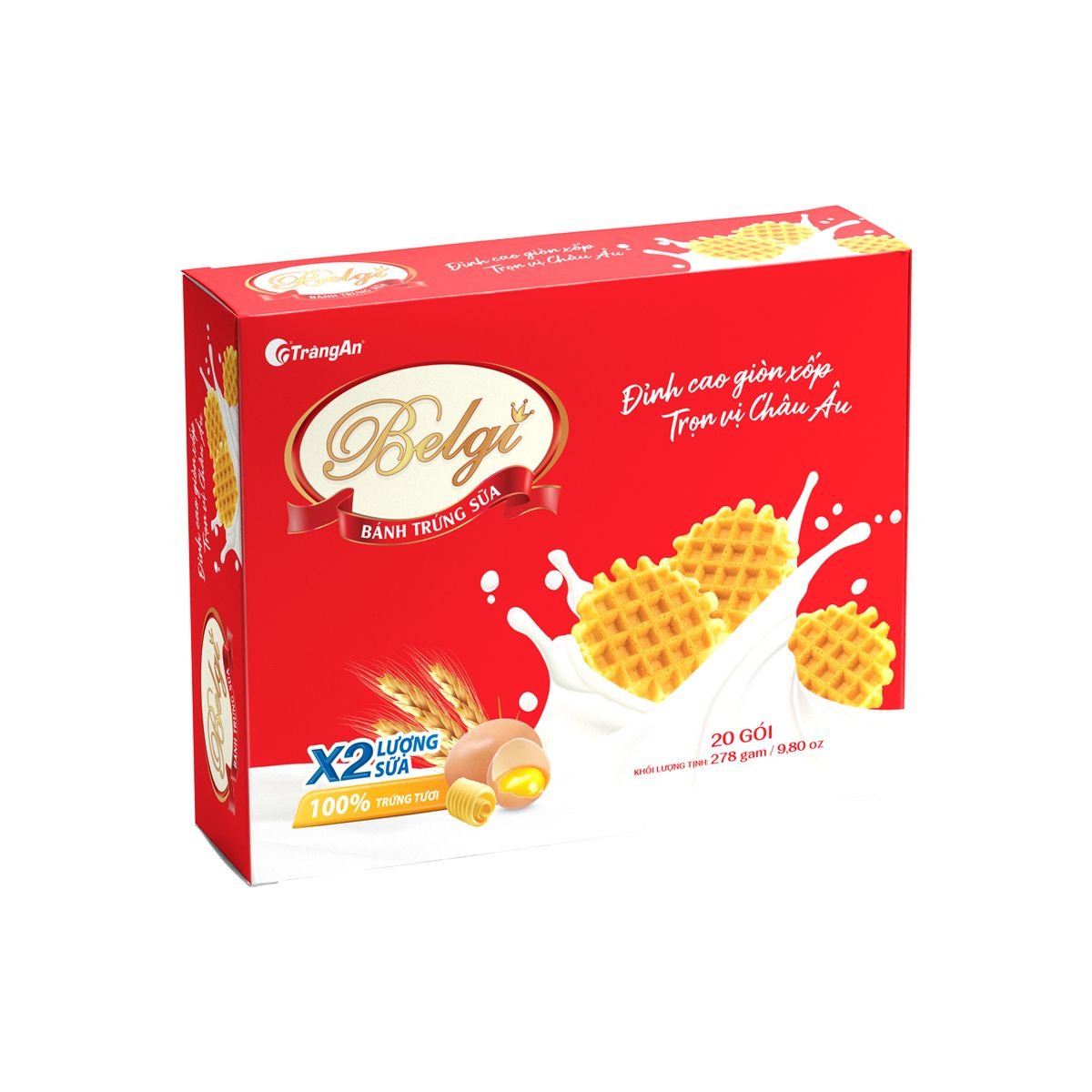  Belgi Egg & Milk Waffles 278g 