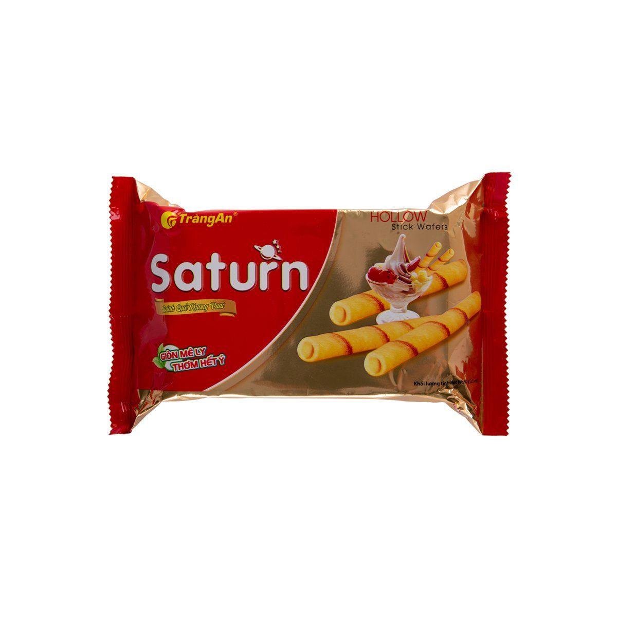  Saturn Vanilla Waffle Rolls 60g (no cream filling) 