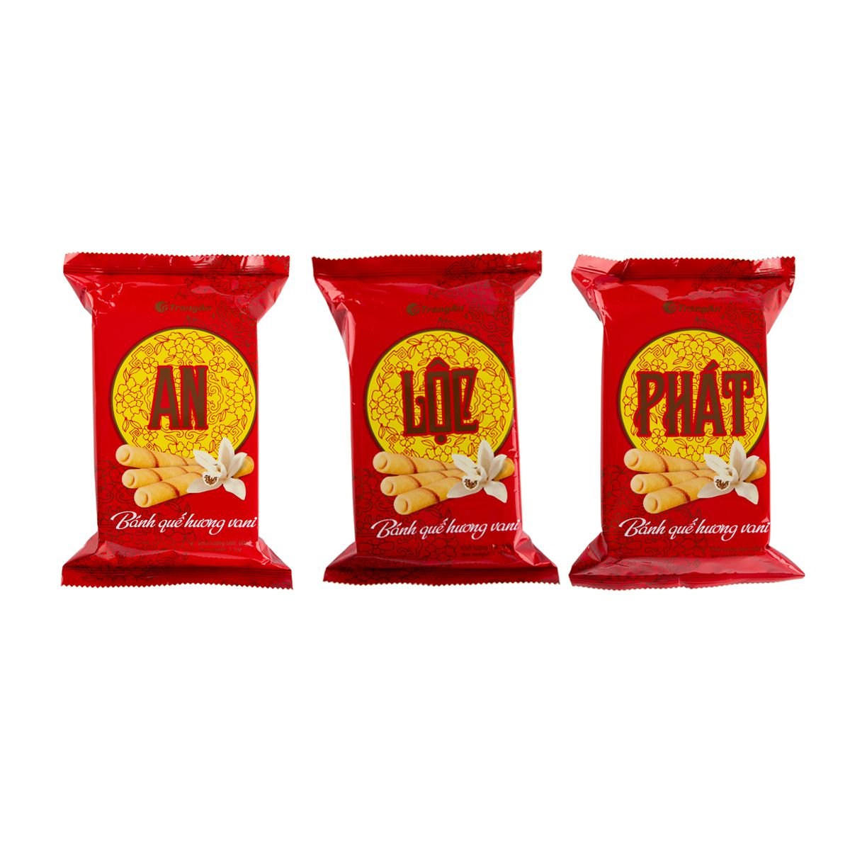  An - Loc - Phat Vanilla Waffle Rolls 60g (no cream filling) 