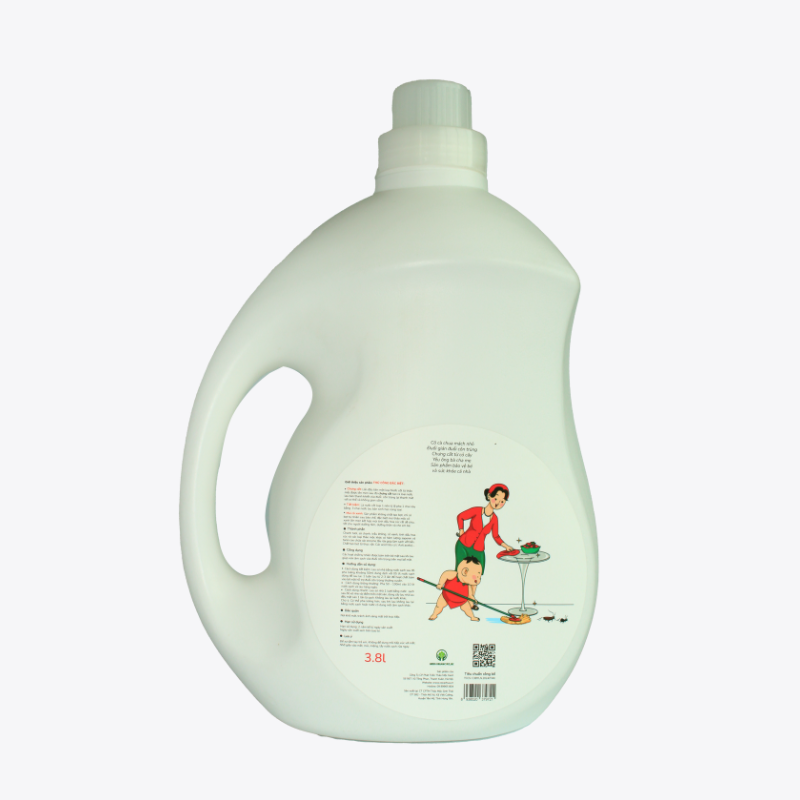  Lau Nhà Bé yêu Can 3,8 lít Refill tiết kiệm, đuổi kiến, gián, kháng khuẩn 