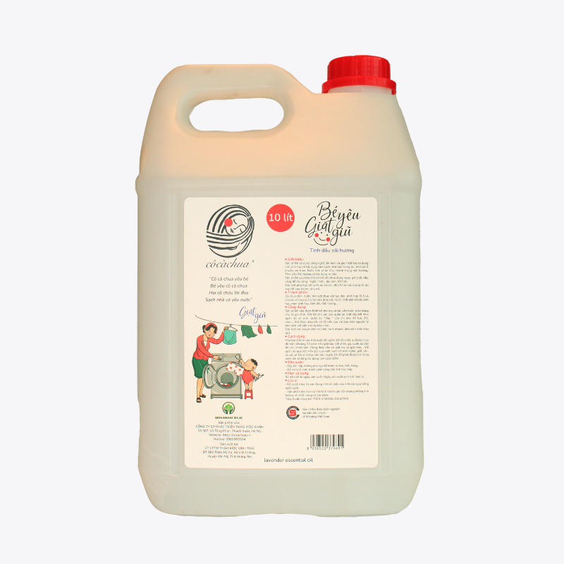  Giặt giũ Bé yêu Can lớn 10 lít - Hương Oải hương 