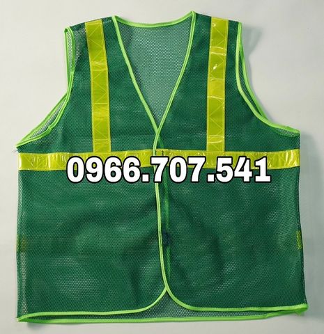 ÁO PHẢN QUANG MÀU XANH LÁ