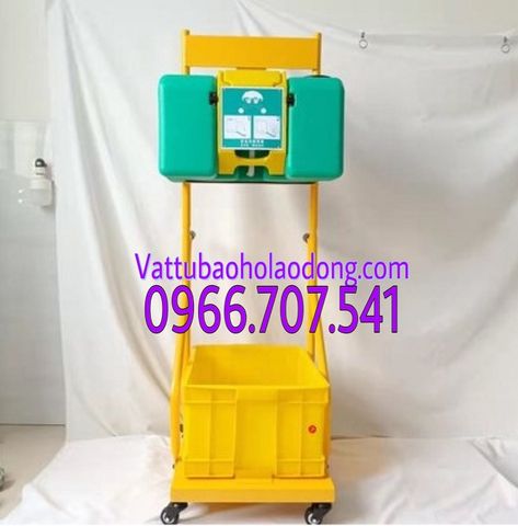 Bình rửa mắt khẩn cấp xe đẩy 35lit