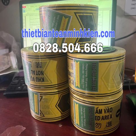 CUỘN RÀO KHU VỰC CẤM VÀO 100M