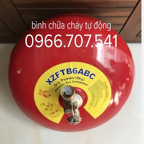 Bình cầu chữa cháy tự động 6kg