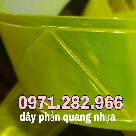 Dây  phản quang nhựa 5cm