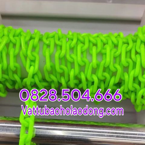 XÍCH NHỰA PHI 6 MÀU XANH LÁ