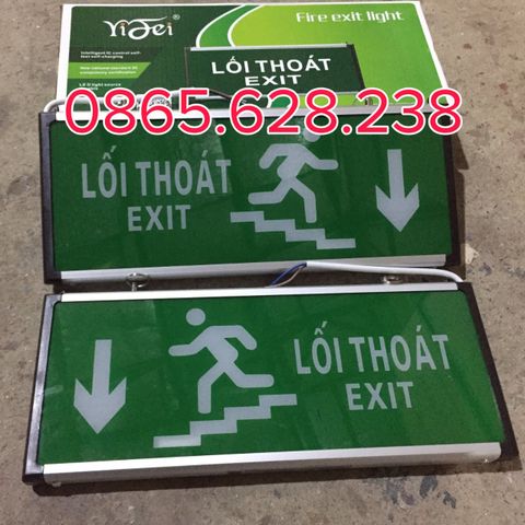 Đèn exit thoát hiểm chỉ xuống