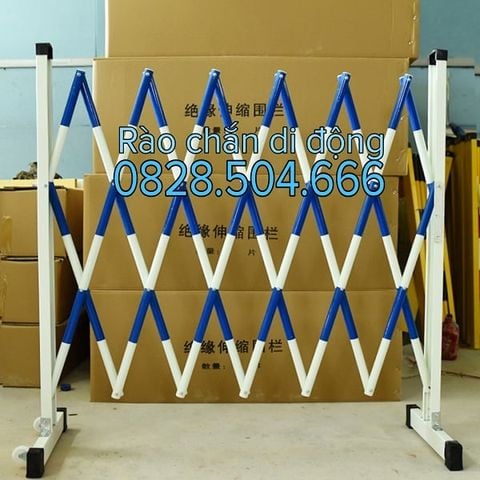 Hàng rào di động trắng xanh