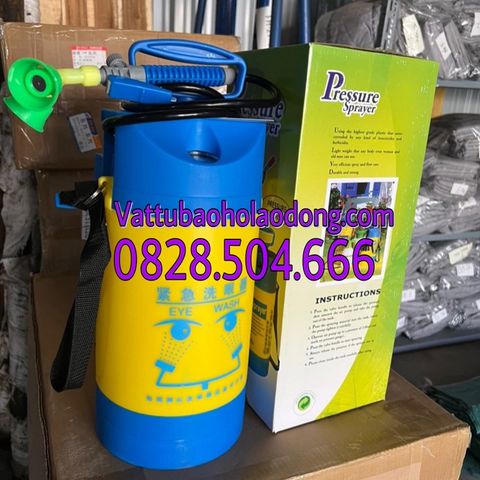 Bình rửa mắt khẩn cấp 5l có đồng hồ