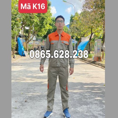 QUẦN ÁO MÀU GHI PHỐI CAM