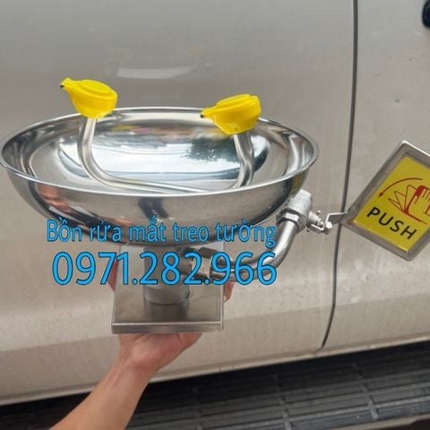 Bồn rửa mắt khẩn cấp treo tường