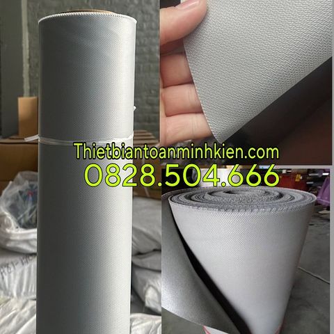 vải silicone chống cháy