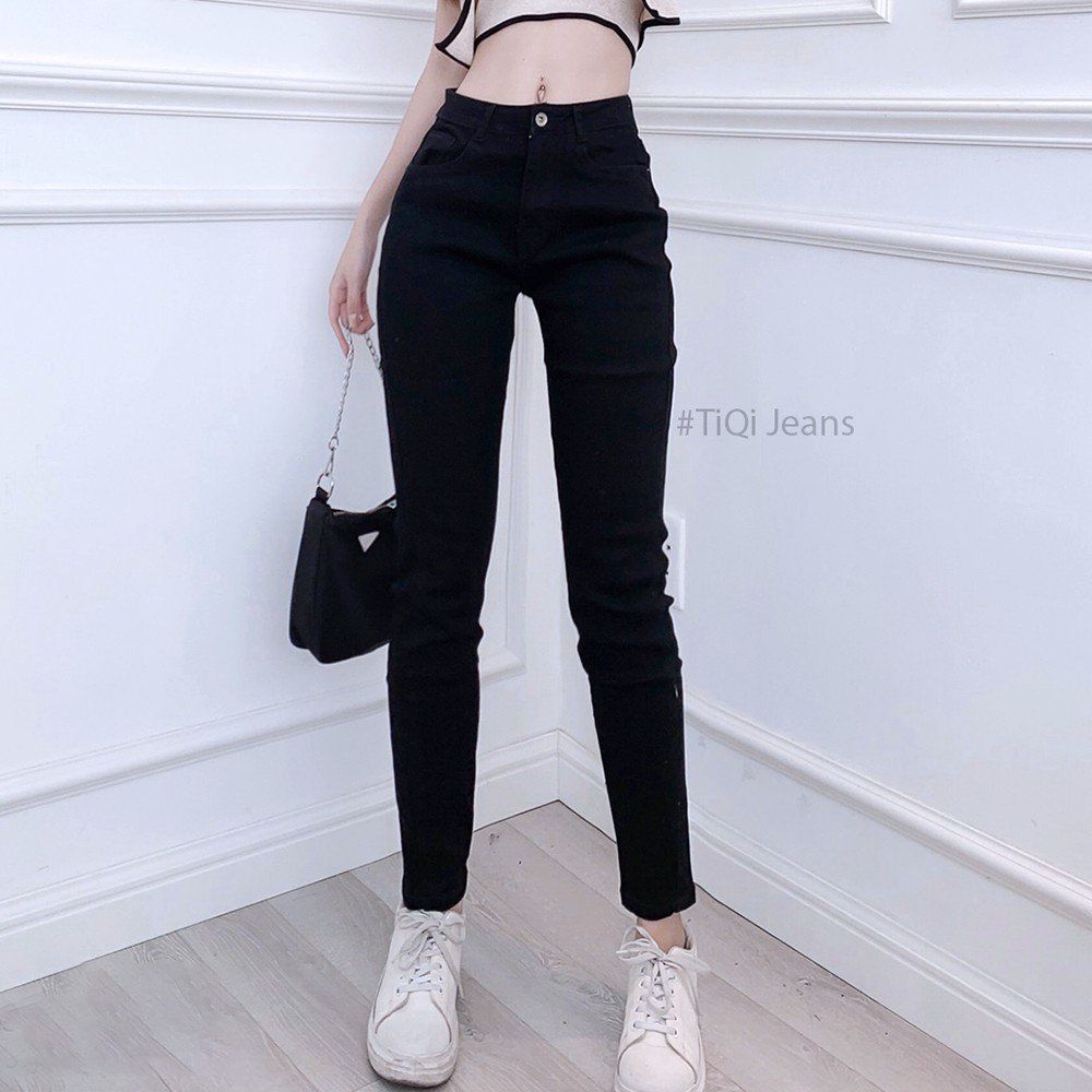  Quần Jean Skinny Nữ Lưng Vừa Vải Denim Co Giãn TiQi Jean G1-519 